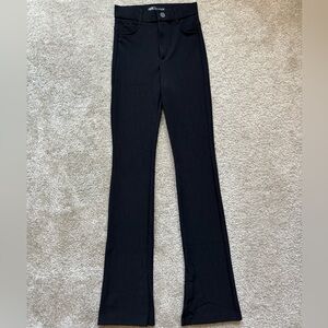 NWT Zara High Waisted Split-Hem Flare Pants - Size: XS